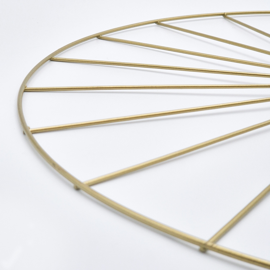 Висящ полилей MONTANA 1xE27/15W/230V Ø 30 cm златист/черен