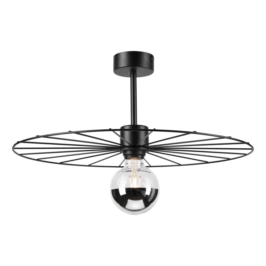 Висящ полилей MONTANA 1xE27/15W/230V Ø 45 cm черен