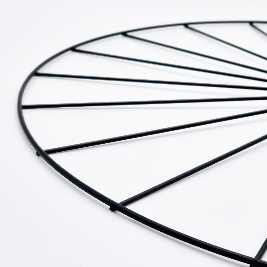 Висящ полилей MONTANA 1xE27/15W/230V Ø 45 cm черен