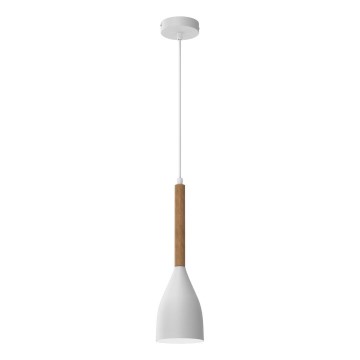 Висящ полилей MUZA NEW 1xE27/60W/230V бял