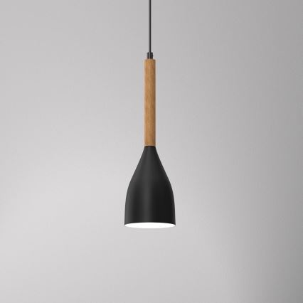 Висящ полилей MUZA NEW 1xE27/60W/230V черен