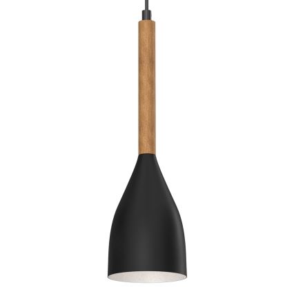 Висящ полилей MUZA NEW 3xE27/60W/230V черен