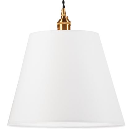 Висящ полилей NELLY 1xE27/60W/230V бял/мед