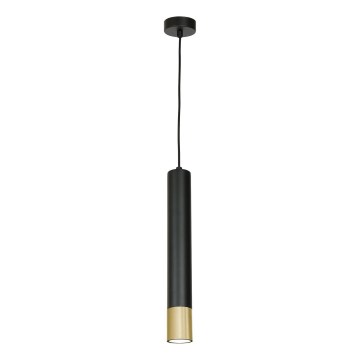 Висящ полилей NEST 1xGU10/8W/230V черен/златист