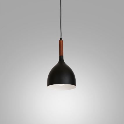 Висящ полилей NOAK WOOD 1xE27/60W/230V