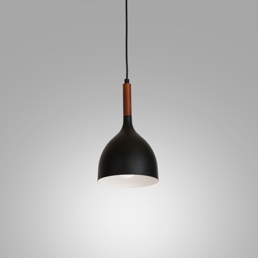Висящ полилей NOAK WOOD 1xE27/60W/230V