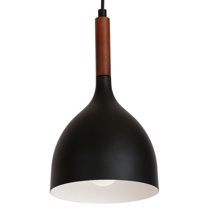 Висящ полилей NOAK WOOD 1xE27/60W/230V