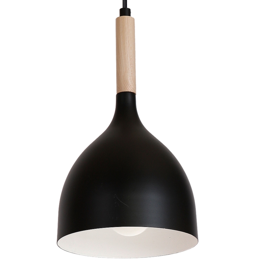 Висящ полилей NOAK WOOD 4xE27/60W/230V