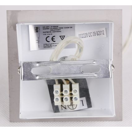 Висящ полилей ODEN 1xG9/40W/230V Ø 12 см