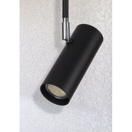 Висящ полилей OKO 1xGU10/25W/230V 30 см черен