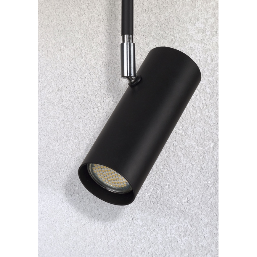 Висящ полилей OKO 1xGU10/25W/230V 30 см черен