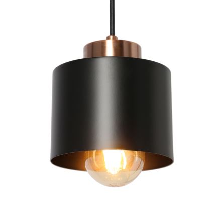 Висящ полилей OLENA 1xE27/60W/230V черен