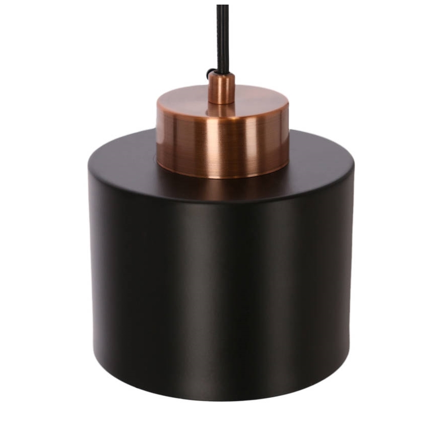 Висящ полилей OLENA 1xE27/60W/230V черен