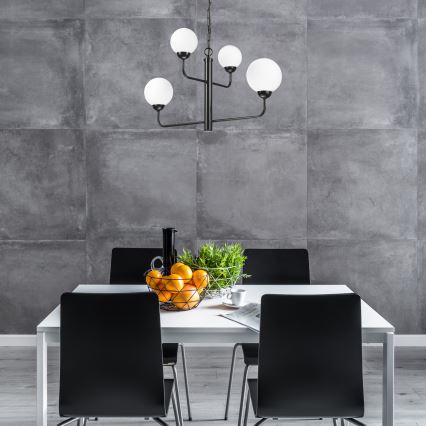 Висящ полилей OSCAR 4xG9/5W/230V черен