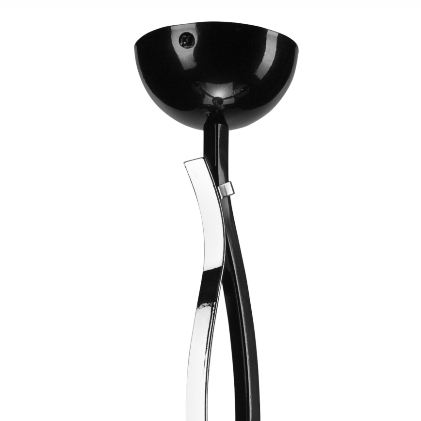 Висящ полилей PAULA 5xE27/60W/230V черен