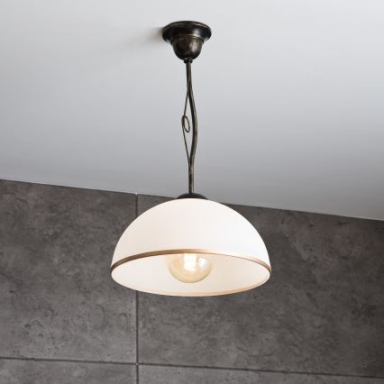 Висящ полилей RETRO 1xE27/60W/230V черна патина