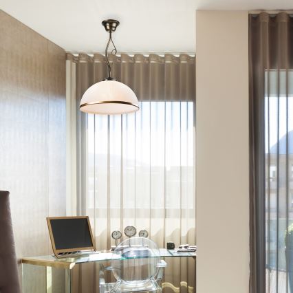 Висящ полилей RETRO 1xE27/60W/230V черна патина