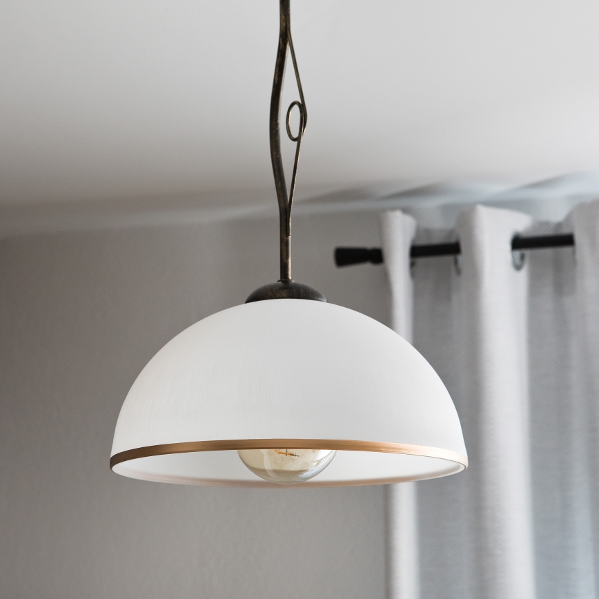 Висящ полилей RETRO 1xE27/60W/230V черна патина