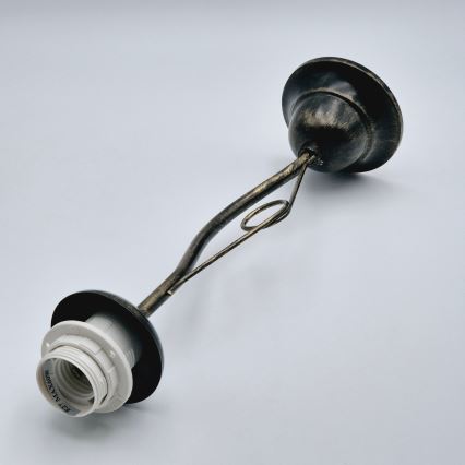 Висящ полилей RETRO 1xE27/60W/230V черна патина