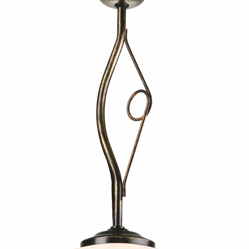 Висящ полилей RETRO 1xE27/60W/230V черна патина