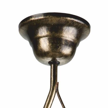 Висящ полилей RETRO 1xE27/60W/230V черна патина