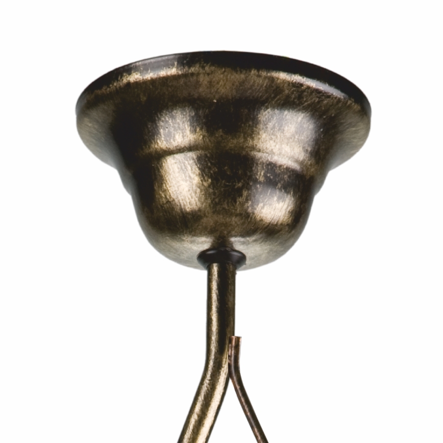 Висящ полилей RETRO 1xE27/60W/230V черна патина