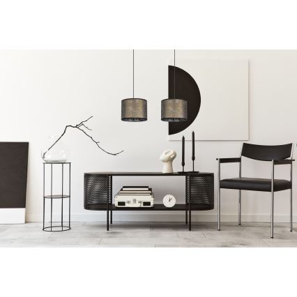 Висящ полилей REZO 2xE27/60W/230V златист