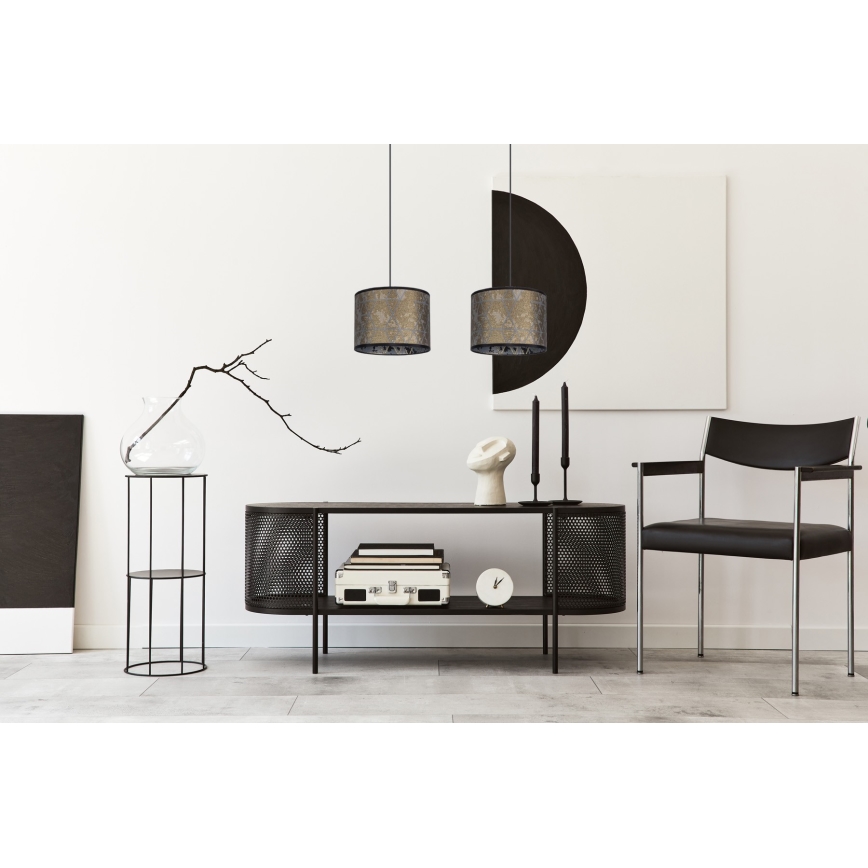Висящ полилей REZO 2xE27/60W/230V златист