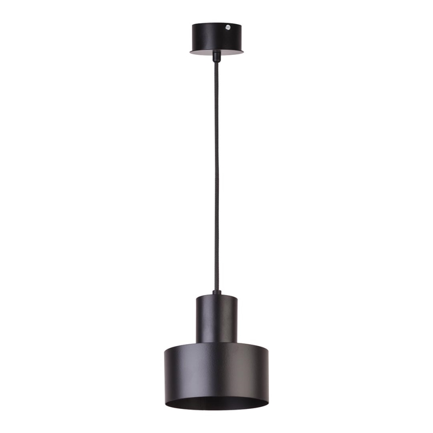 Висящ полилей RIF 1xE27/60W/230V Ø 15 см черен