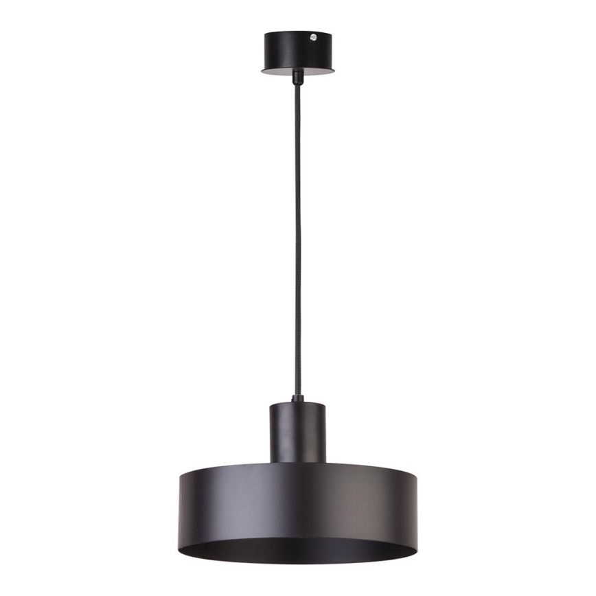 Висящ полилей RIF 1xE27/60W/230V Ø 25 см черен