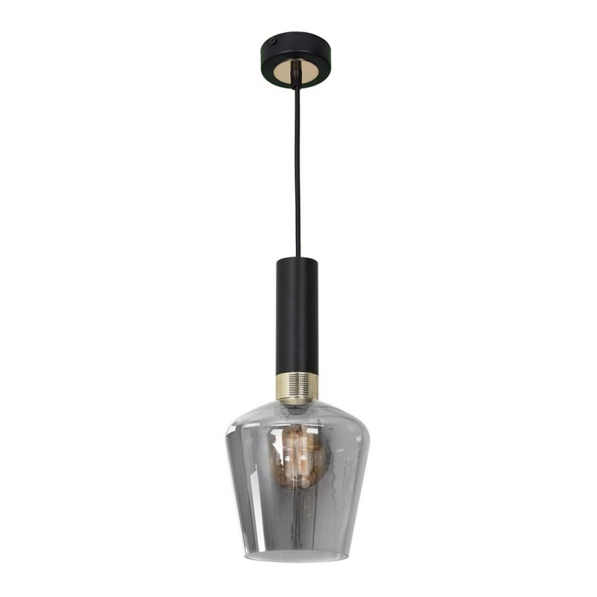 Висящ полилей ROMA BLACK 1xE27/60W/230V