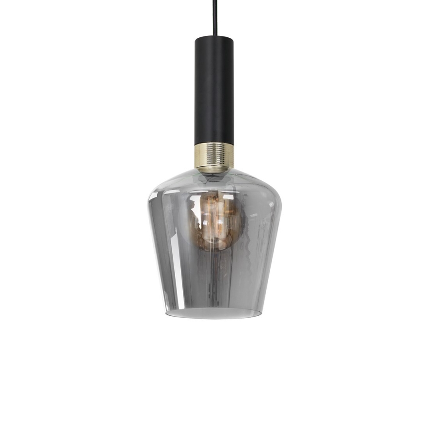 Висящ полилей ROMA BLACK 1xE27/60W/230V