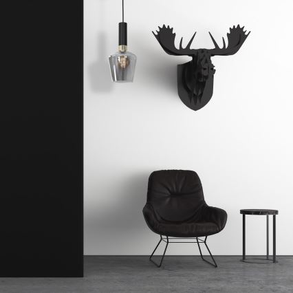 Висящ полилей ROMA BLACK 1xE27/60W/230V
