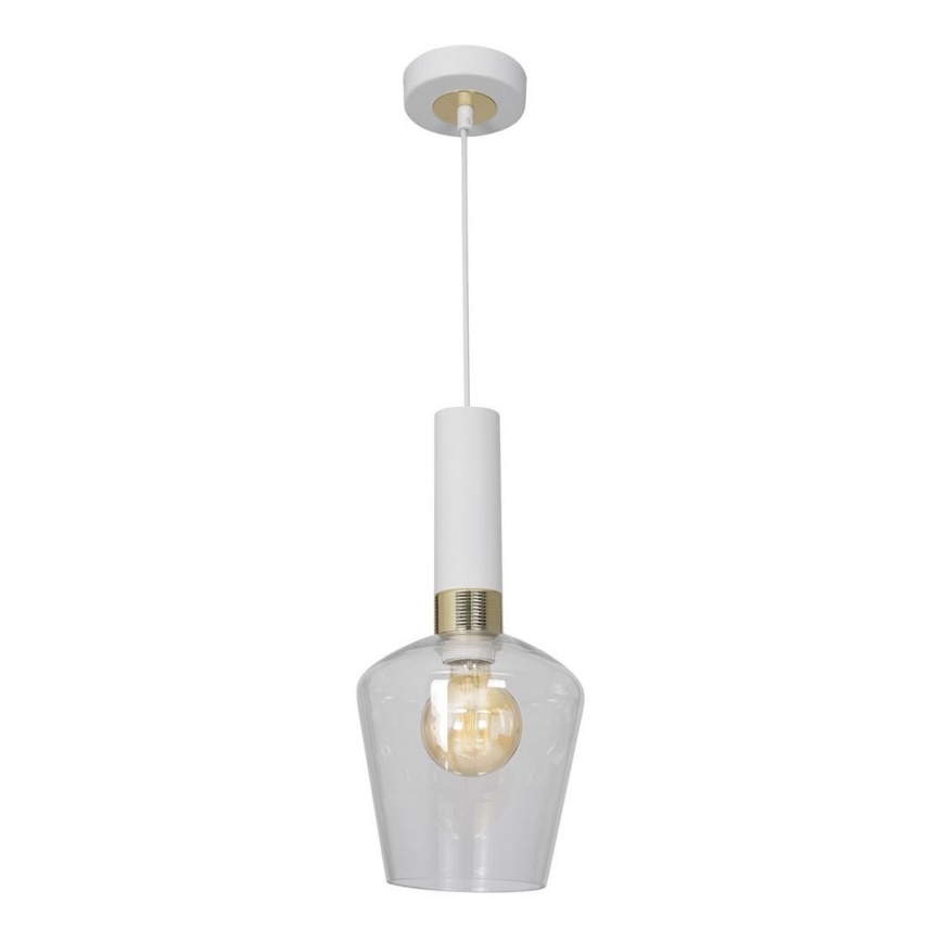 Висящ полилей ROMA WHITE 1xE27/60W/230V