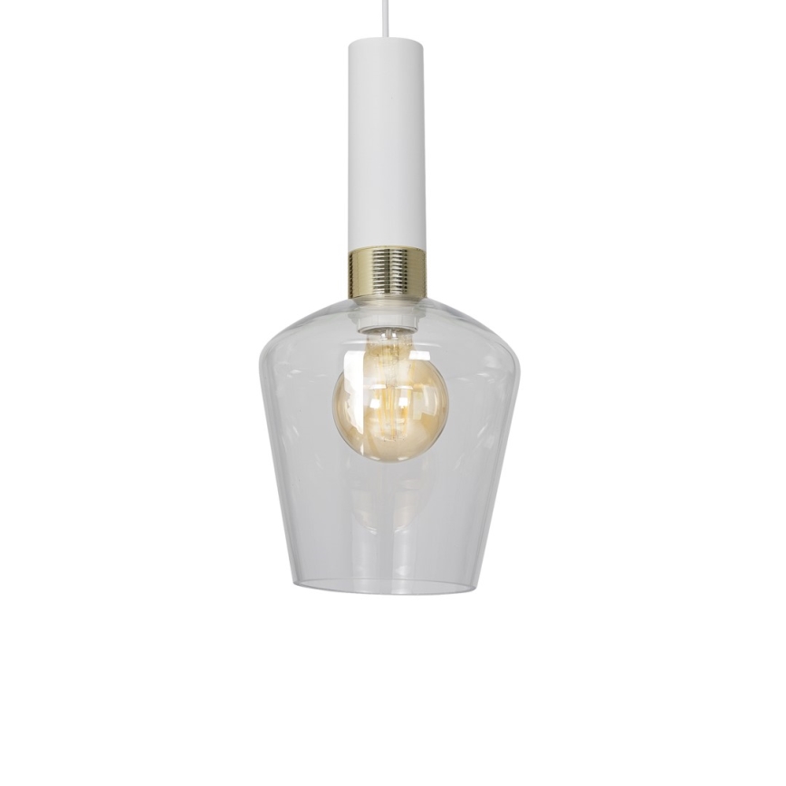 Висящ полилей ROMA WHITE 1xE27/60W/230V