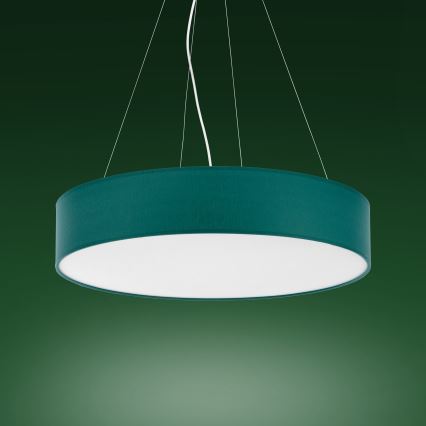 Висящ полилей RONDO 4xE27/15W/230V зелен