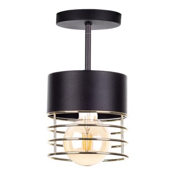 Висящ полилей ROY 1xE27/60W/230V черен