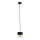 Висящ полилей ROY 1xE27/60W/230V черен