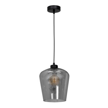 Висящ полилей SANTIAGO 1xE27/60W/230V черен