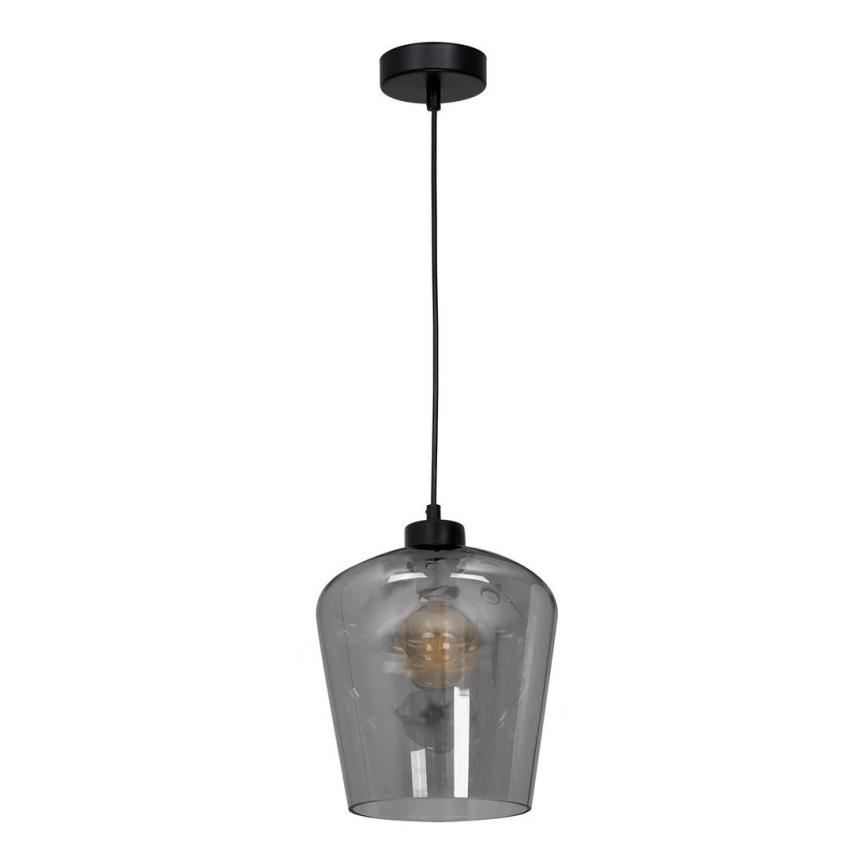 Висящ полилей SANTIAGO 1xE27/60W/230V черен
