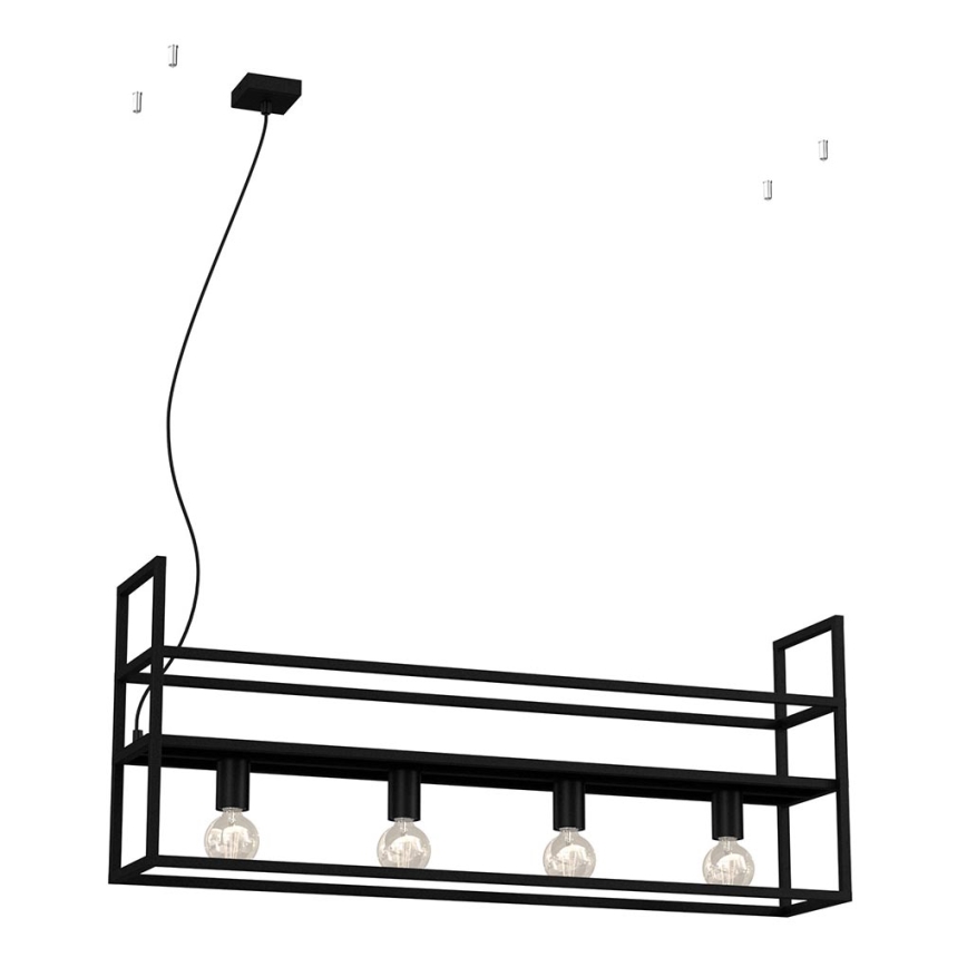 Висящ полилей SHELF 4xE27/60W/230V