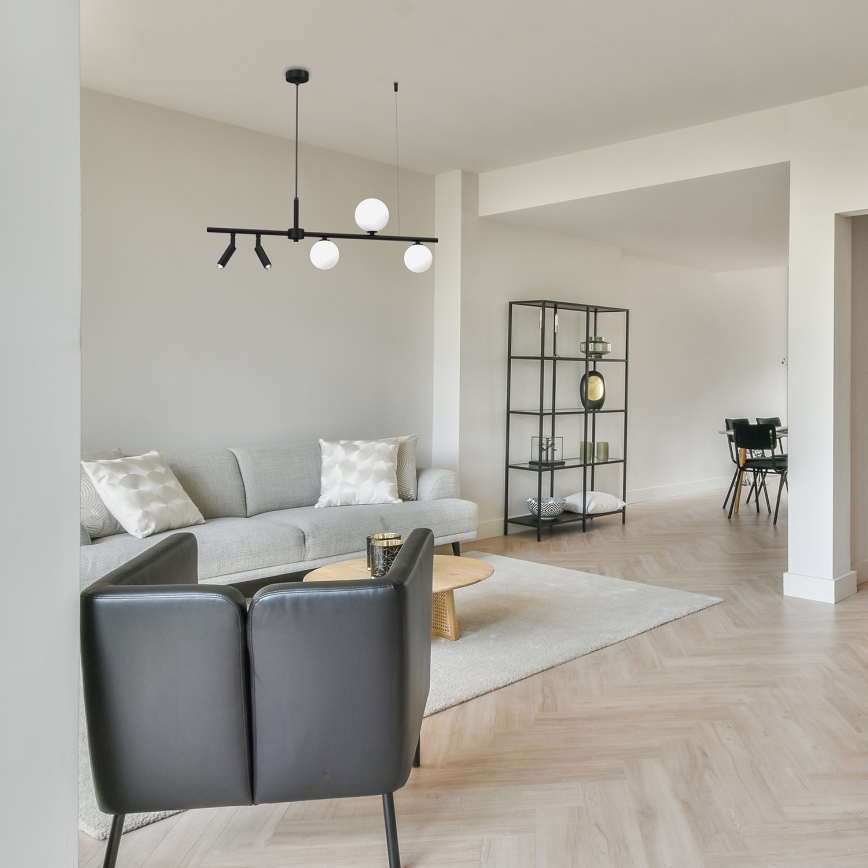 Висящ полилей SIRIO 5xG9/25W/230V черен