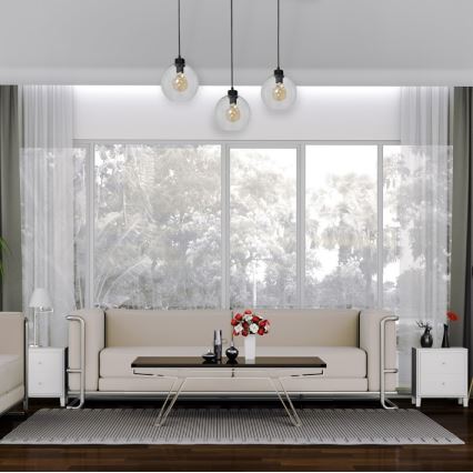 Висящ полилей SOFIA 3xE27/60W/230V прозрачен