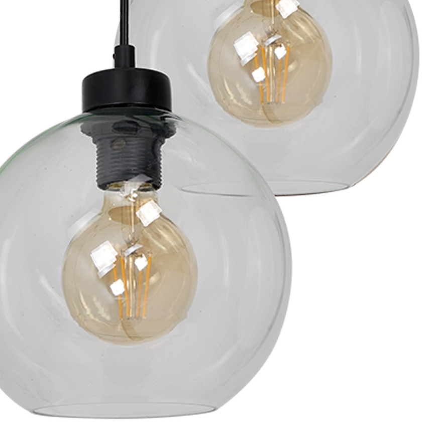Висящ полилей SOFIA 3xE27/60W/230V прозрачен
