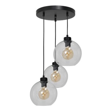 Висящ полилей SOFIA 3xE27/60W/230V прозрачен