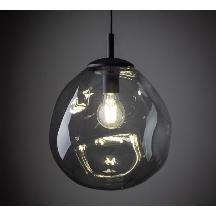 Висящ полилей SOL 1xE27/60W/230V черен