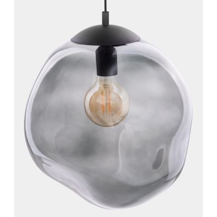 Висящ полилей SOL 1xE27/60W/230V черен