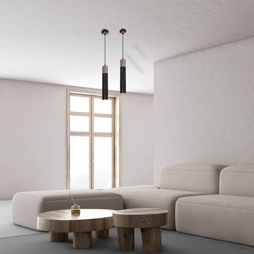 Висящ полилей SOLO 1xGU10/MR11/40W/230V черен