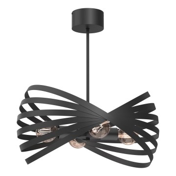 Висящ полилей SPARKLE 4xE27/15W/230V черен