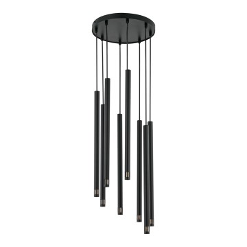 Висящ полилей STALACTITE LASER 8xG9/2,5W/230V черен
